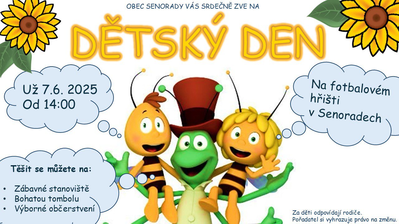 Dětský den 2025 - pozvání