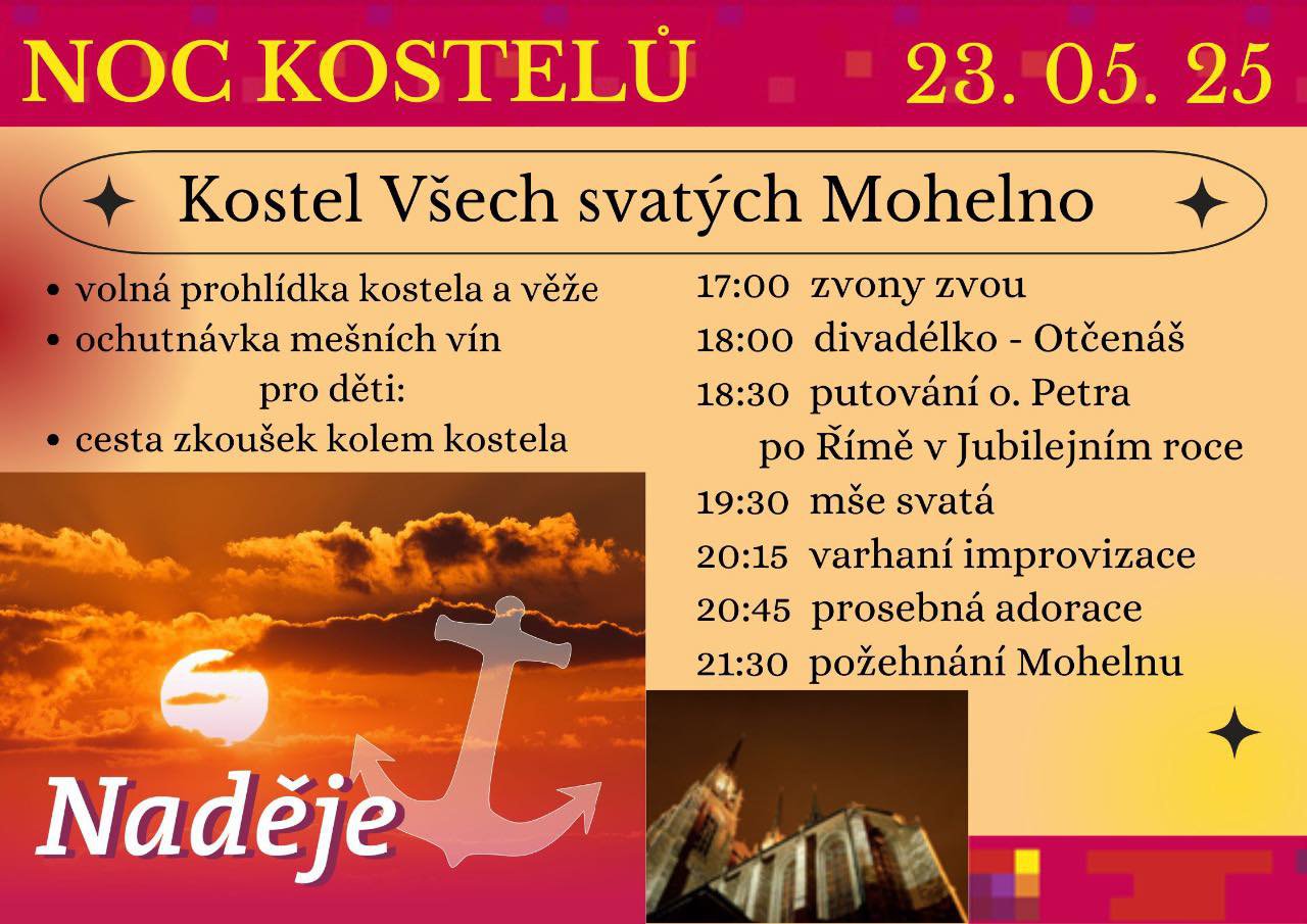 Noc kostelů - pozvánka