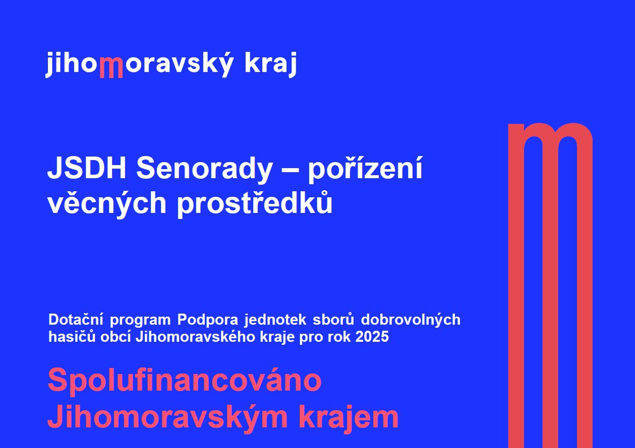 JSDH - pořízení věcných prostředků