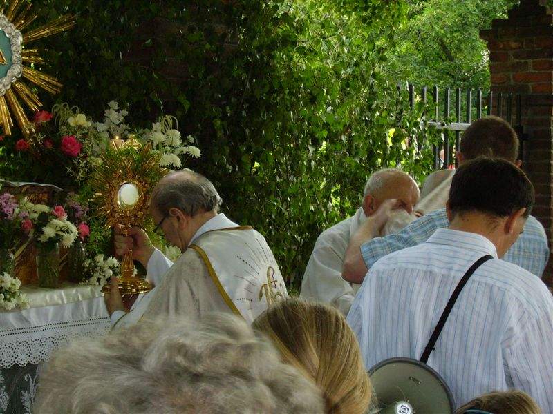 Oltáře jsou celkem čtyři a při průvodu se projde část Mohelna v okruhu od kostela Všech Svatých, kolem základní školy a zpět ke kostelu. 