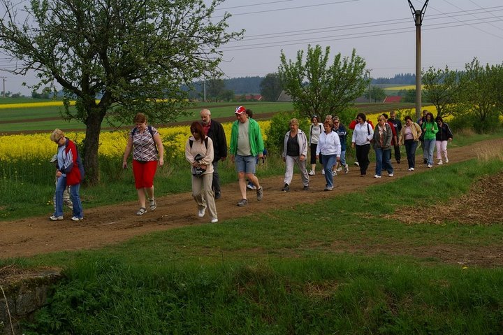 Pochod vedl ze Senorad k zřícenině hradu Templštýn a odtud do Nové vsi.<br />
