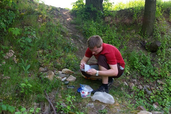 A opět geocaching a další nalezená schránka: