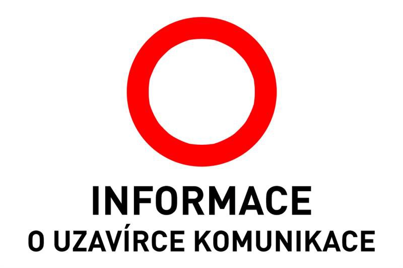 Oznámení o uzavírce