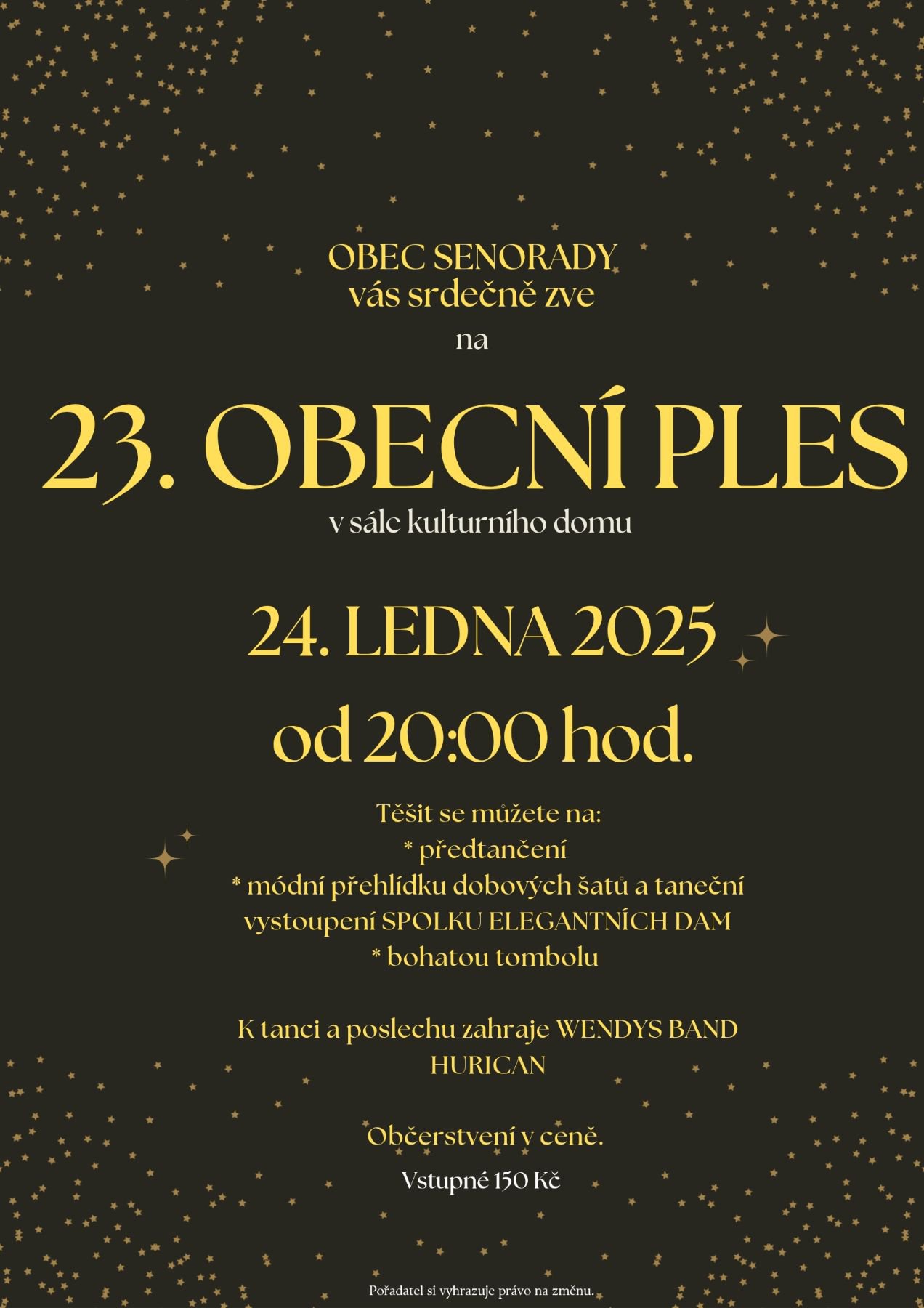 Obecní ples 2025